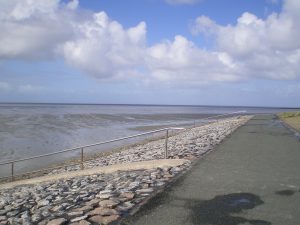 Ferienhaus Ida - Impressionen - Deichblick auf das Wattenmeer